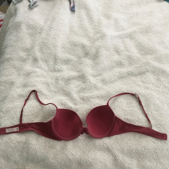 Vintage 90s Victoria's Secret Satin Underwire Bra Red Size 36B - Picture 6 of 10